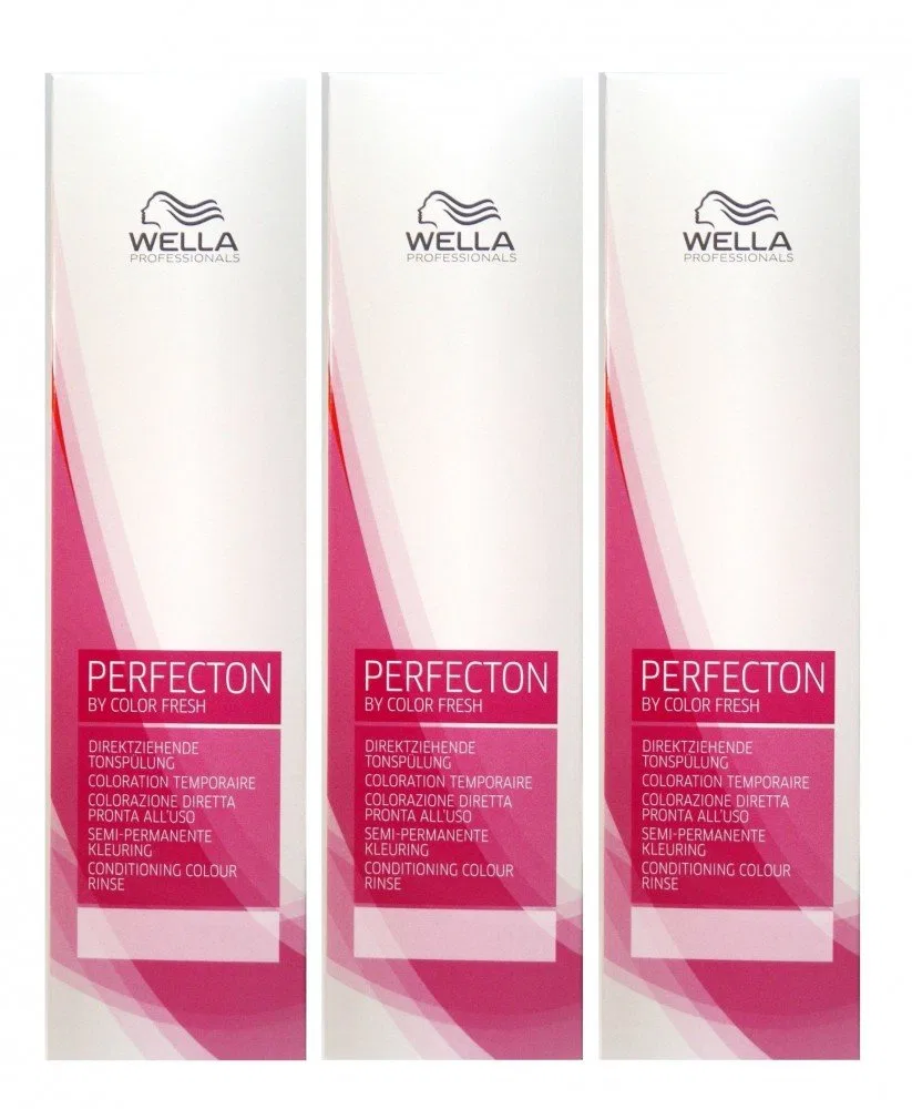 Тонирующий кондиционер Wella Perfecton / 5 Mahogany, 3 x 250 мл No brand