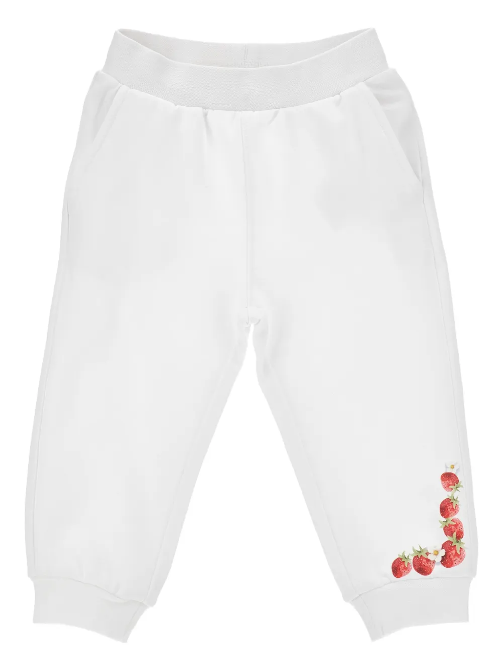 

Брюки с принтом Monnalisa, белый