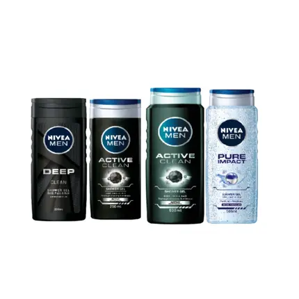 Мужской гель для душа Pure Impact Active Clean Deep Clean Освежающий гель для душа, Nivea — фото 4