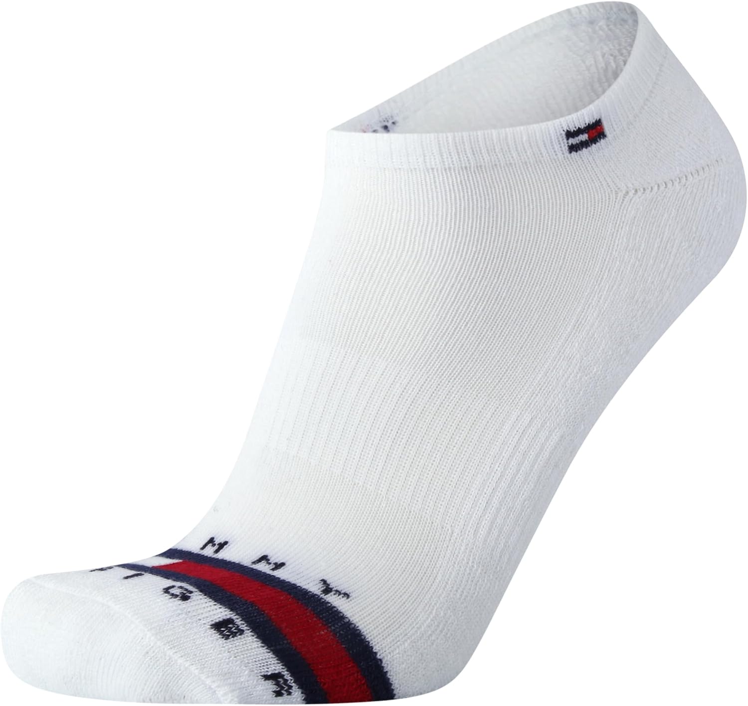 Мужские спортивные носки Tommy Hilfiger - носки Cushion, непромокаемые (12 шт.), White/Black Stripe — фото 3