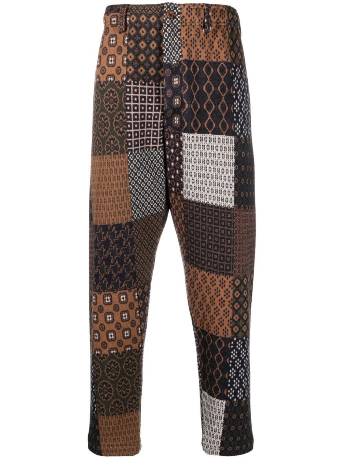

Узкие брюки в технике пэчворк 4SDESIGNS, синий