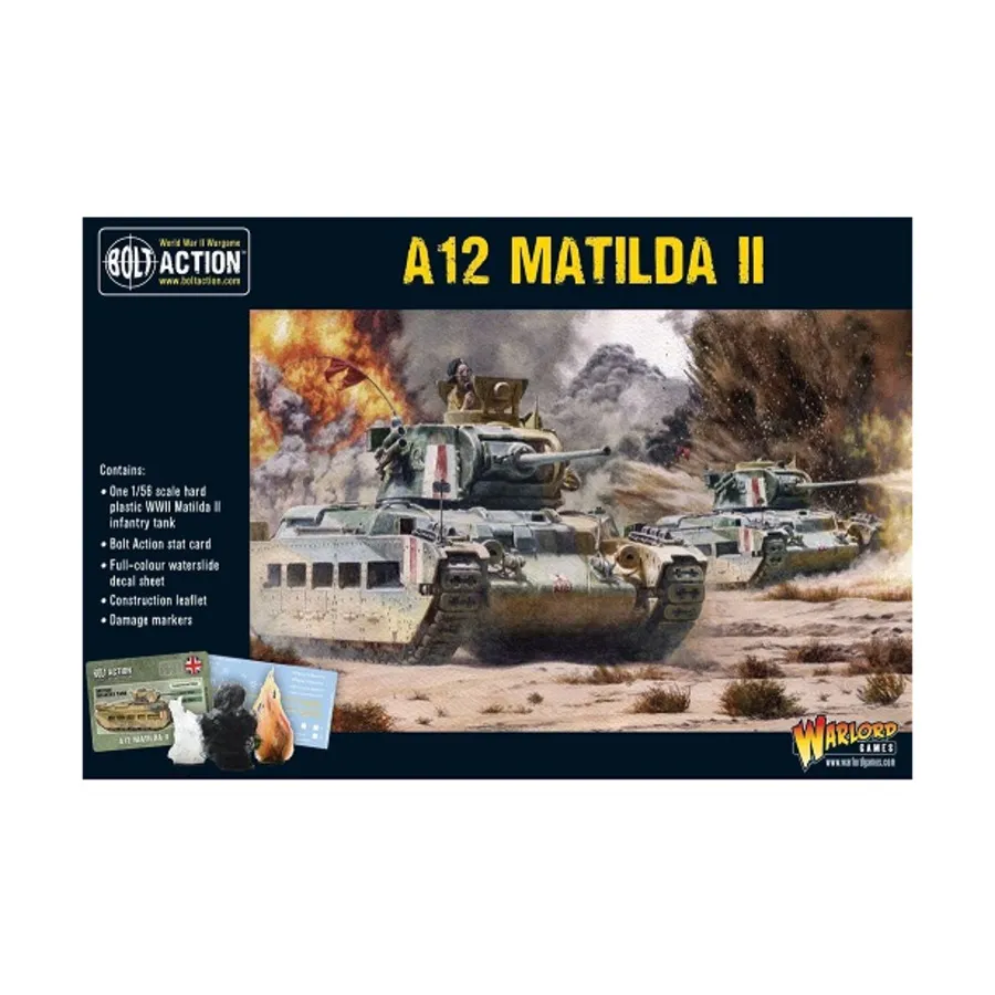 

Пехотный танк A12 Matilda II, Bolt Action - British Army (28mm)