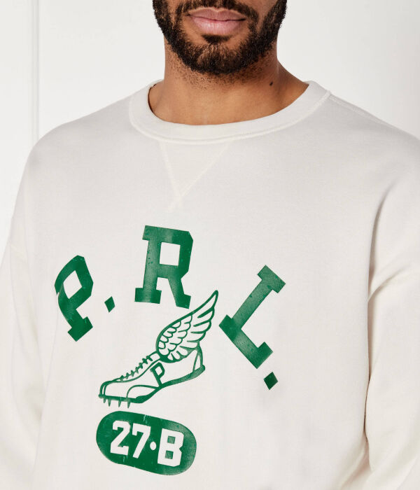 Свитер Regular fit Polo Ralph Lauren, экрю — фото 4