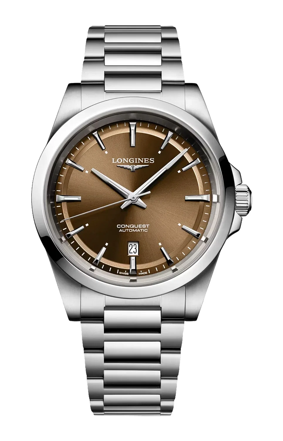 КОНКЕСТ 2023 - L3.830.4.62.6 LONGINES, серебряный
