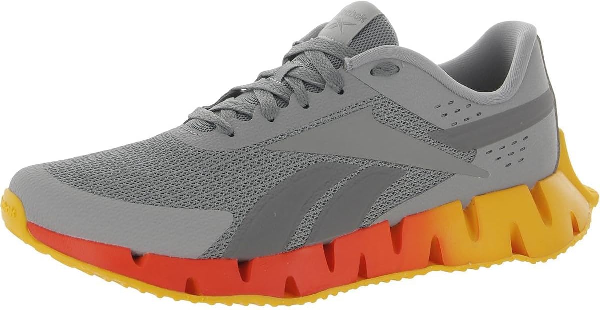 

Кроссовки Reebok Zig Dynamica 2.0, серый/красный/золотой