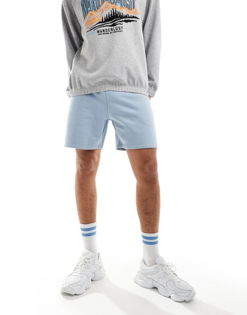 

Синие объемные шорты ASOS DESIGN