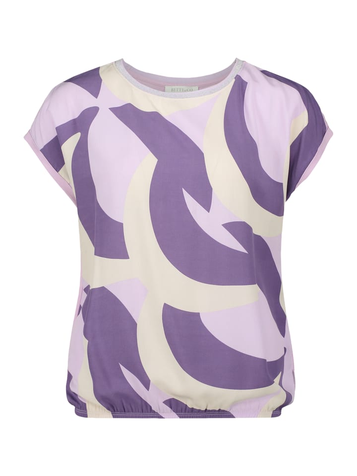 

Футболка BETTY & CO, цвет lilac/nature