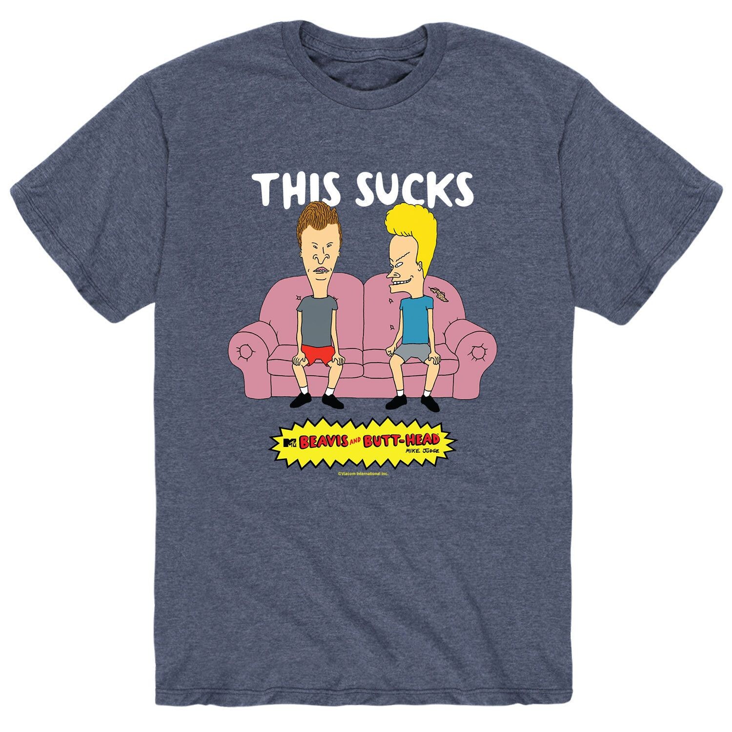 

Мужская футболка Beavis & Butthead This S**ks Licensed Character