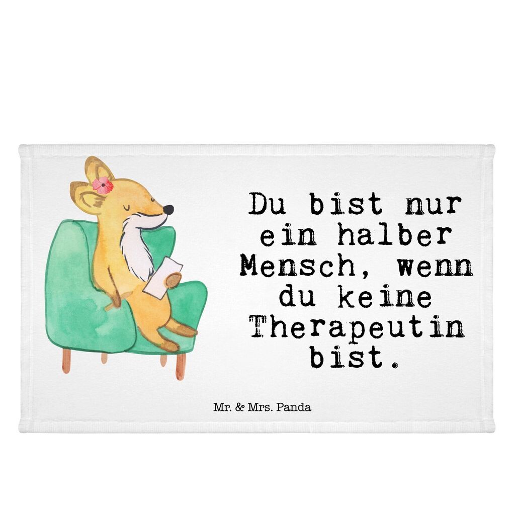 

Полотенце для гостей Mr. & Mrs. Panda Therapist Heart — белое — подарок, гостевое полотенце, детское полотенце, махровая ткань, прощание, коллега по работе, коллега, дорожное полотенце, спортивное полотенце, белый