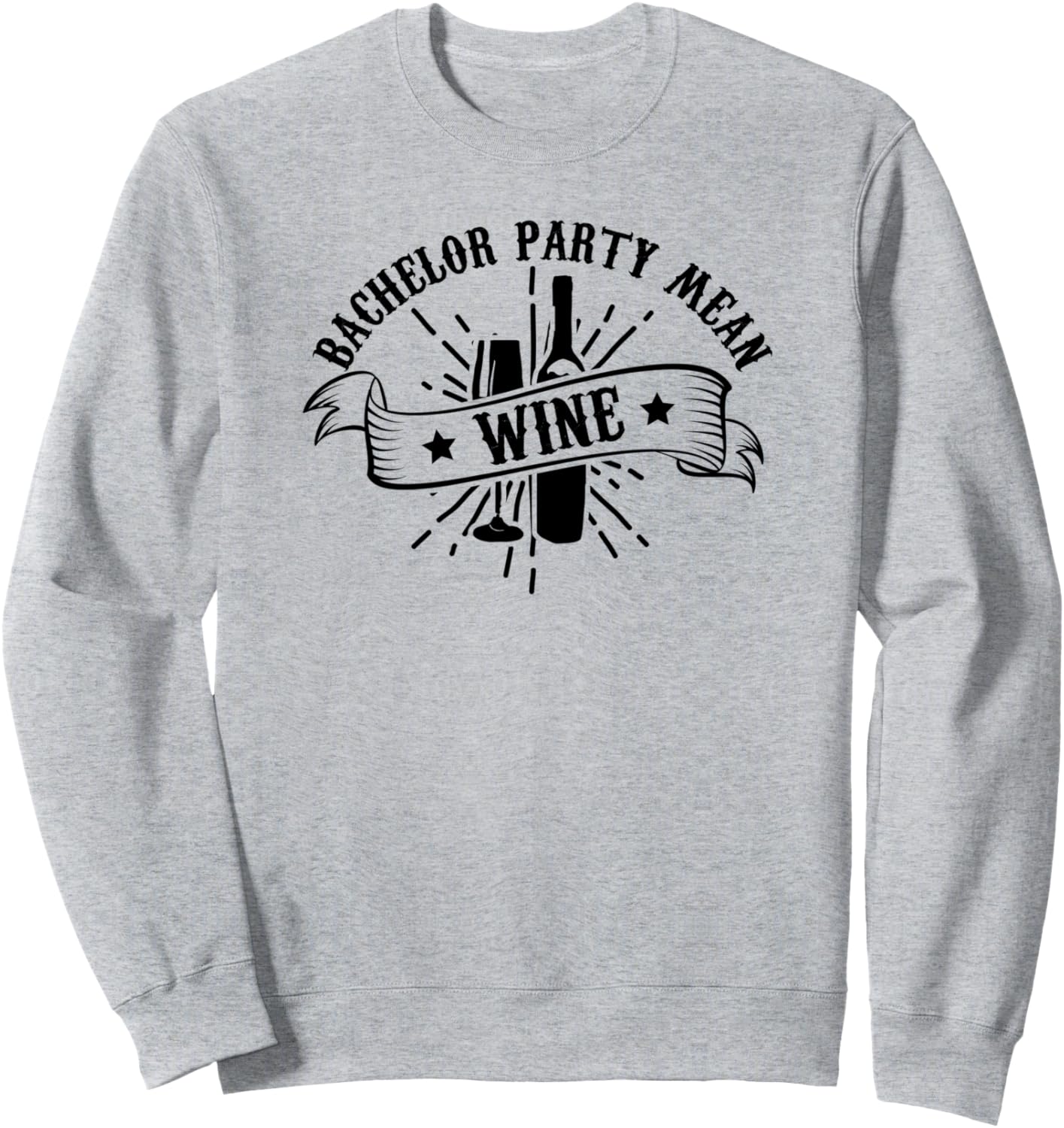

Забавная толстовка для мальчишника Bachelor Party Mean Wine, серая, Серый, Забавная толстовка для мальчишника Bachelor Party Mean Wine, серая