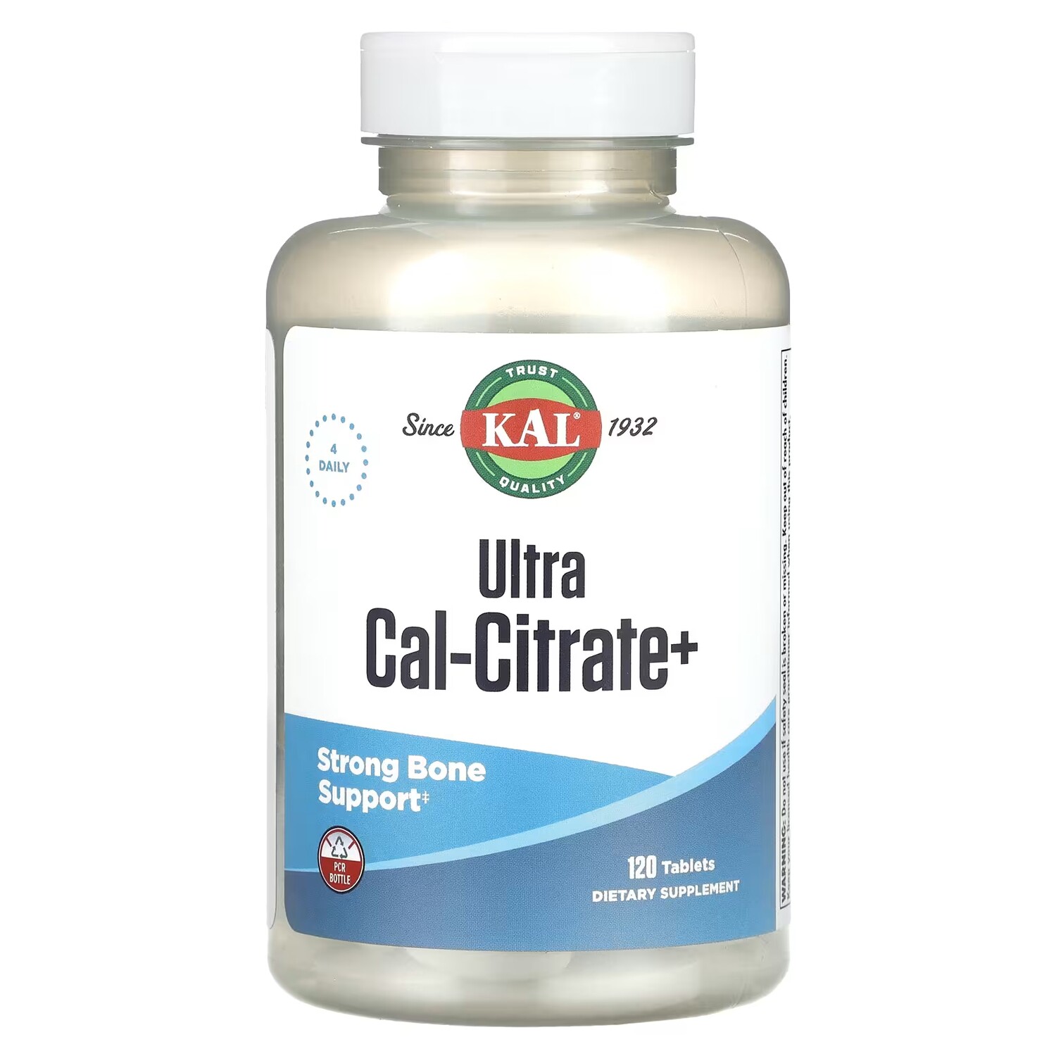 

Добавка Kal Ultra Cal-Citrate+, 120 таблеток