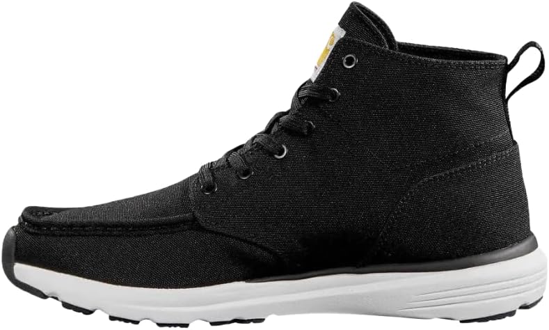 Мужские ботинки Carhartt Haslett Canvas Chukka - ботинки с мыском-мок, легкой промежуточной подошвой LWD, стелькой с поддержкой свода стопы и быстросохнущей подкладкой, черный — фото 3