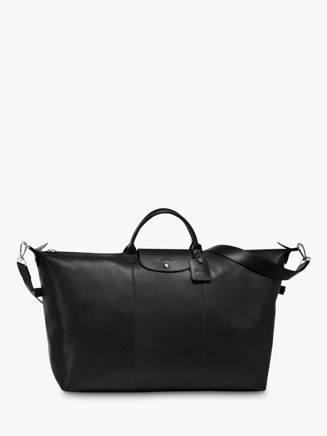 

Кожаная дорожная сумка Longchamp Le Foulonné, черная
