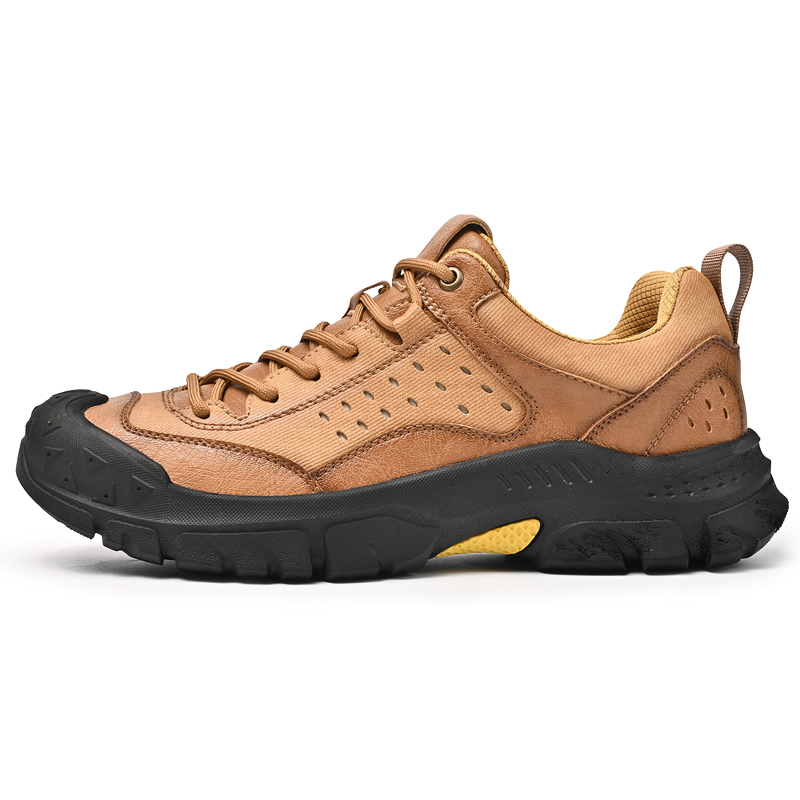 

Износостойкие низкие походные ботинки для мужчин Laoks, Yellow Brown
