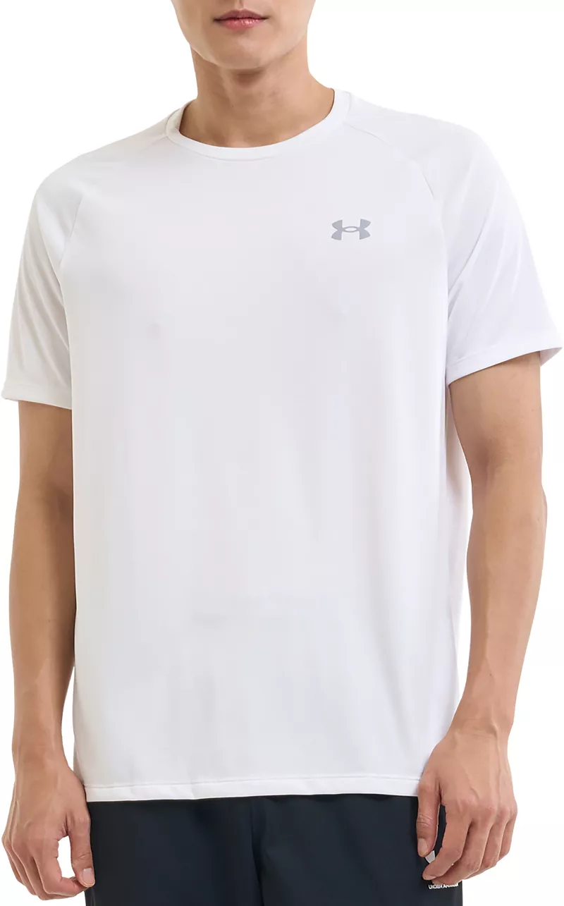 

Мужская футболка с коротким рукавом Under Armour Tech 2.0, цвет White/Overcast Gray