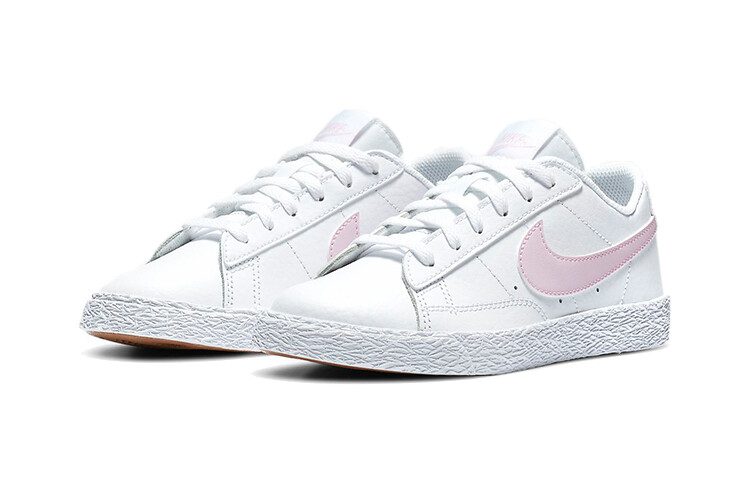 Детские кроссовки для скейтбординга Blazer PS Low-top Белый/пудровый Nike — фото 3