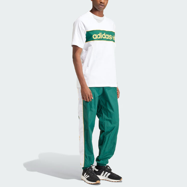 Архивная хлопковая футболка Adidas Adidas Originals, белый — фото 4