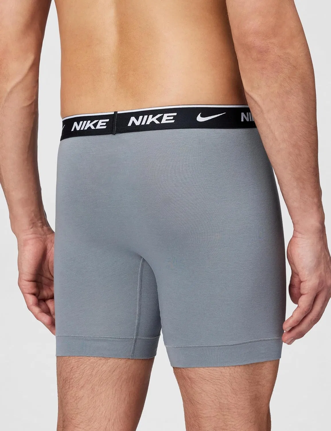 Боксеры хлопковые Nike, обсидиан/холодный серый/университетский красный — фото 3
