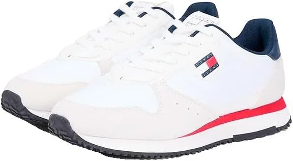 Мужские низкие кроссовки Tommy Jeans TJM Eva Runner Leather Em0em01649, Blue Rwb