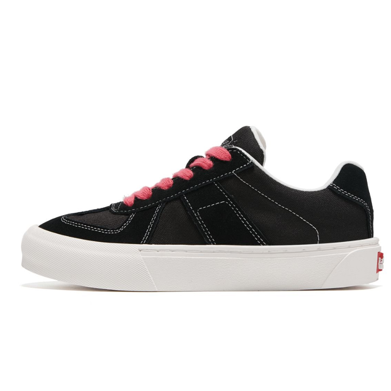 

TINMUU Низкие скейтерские кеды унисекс Beijing Ink Black Red Shoelace, цвет Beijing Ink Black Red Shoelace