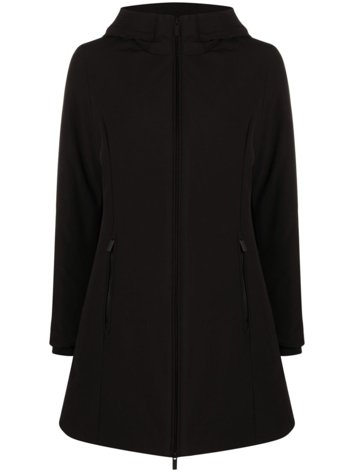 

Woolrich пуховик на молнии с капюшоном, черный