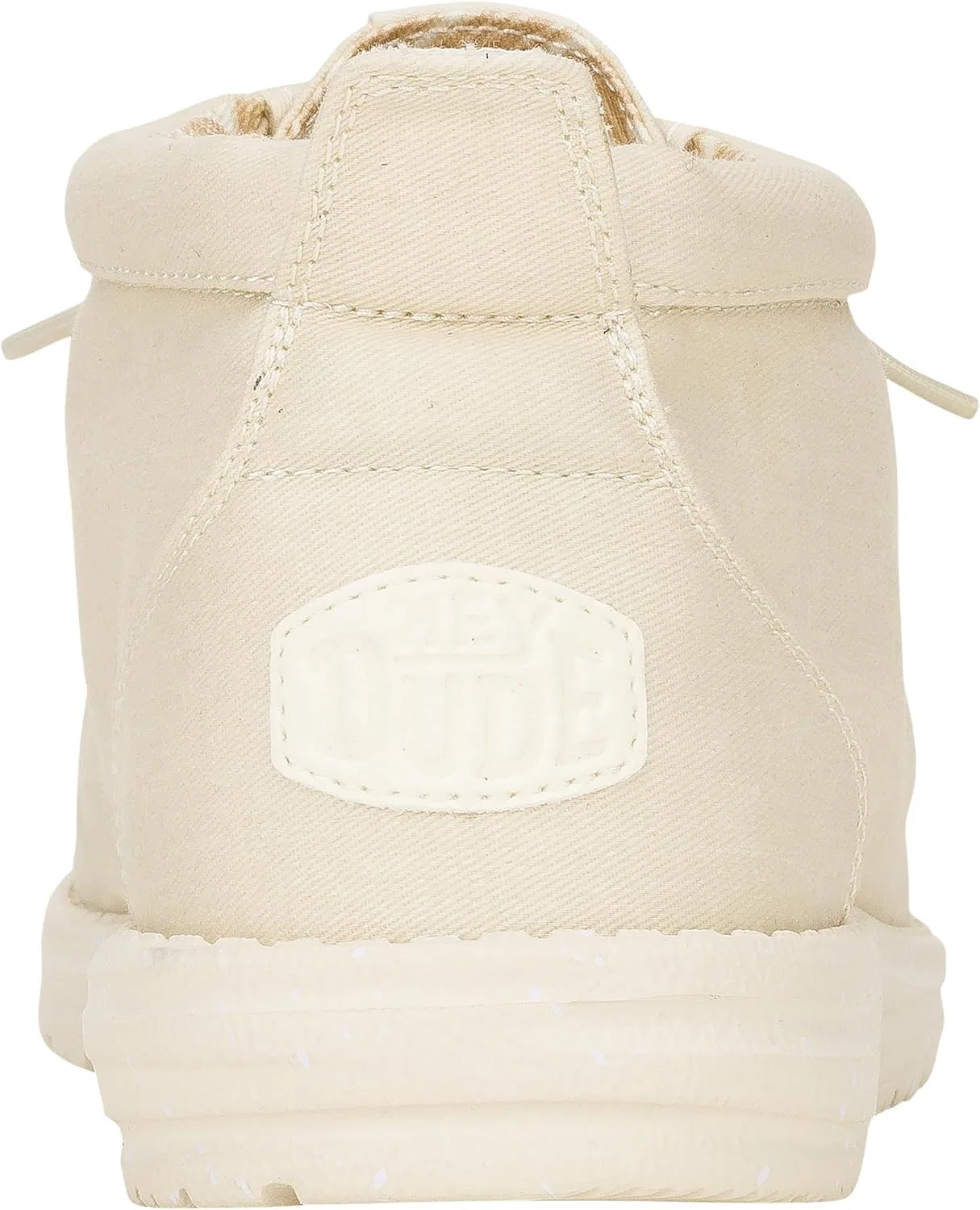 Мужские лоферы Wally Mid из стрейч-канваса HEYDUDE, Bone White — фото 3