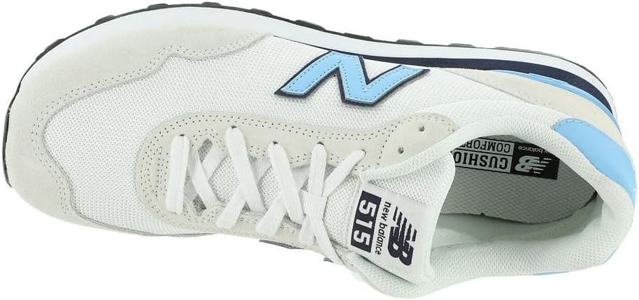 Мужские кроссовки New Balance 515 V3 Classic, White/Sea Salt/Coastal Blue — фото 2