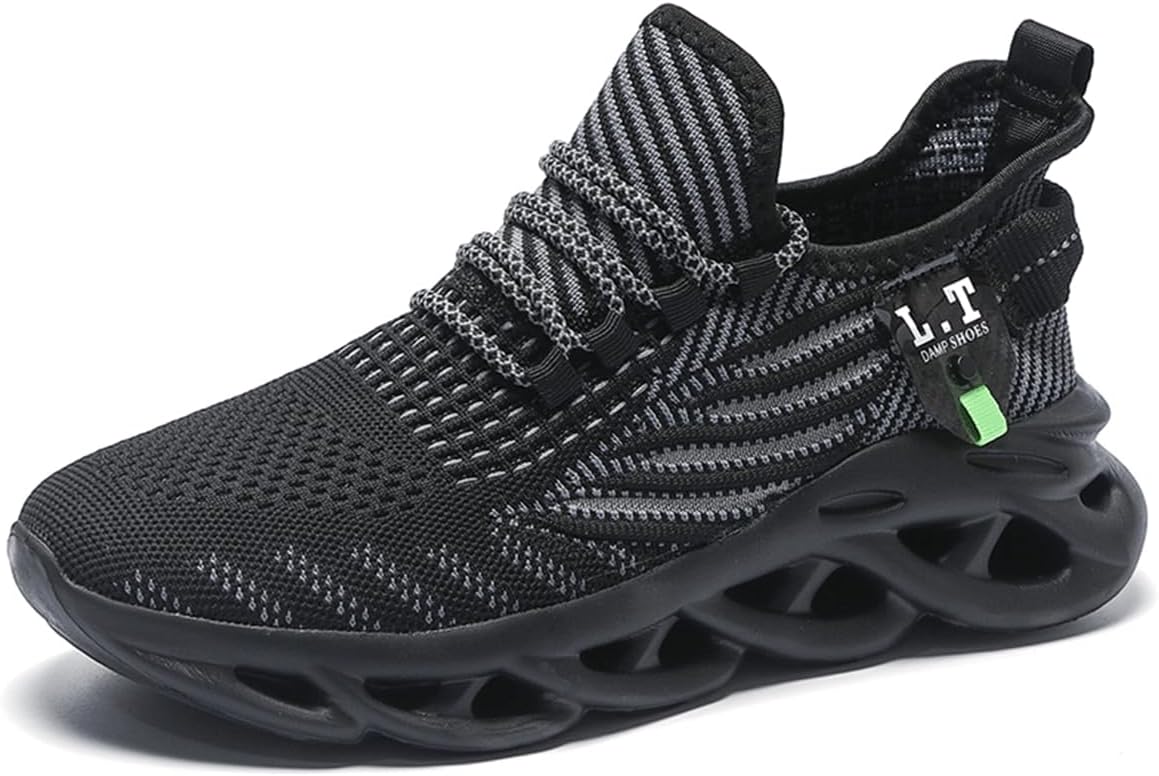 

Мужские кроссовки слипоны для бега и ходьбы, спортивные, для тренажерного зала, против скольжения, для тренировок, тенниса, удобные, модные, легкие, с дышащей сеткой Dlwkipv, серый