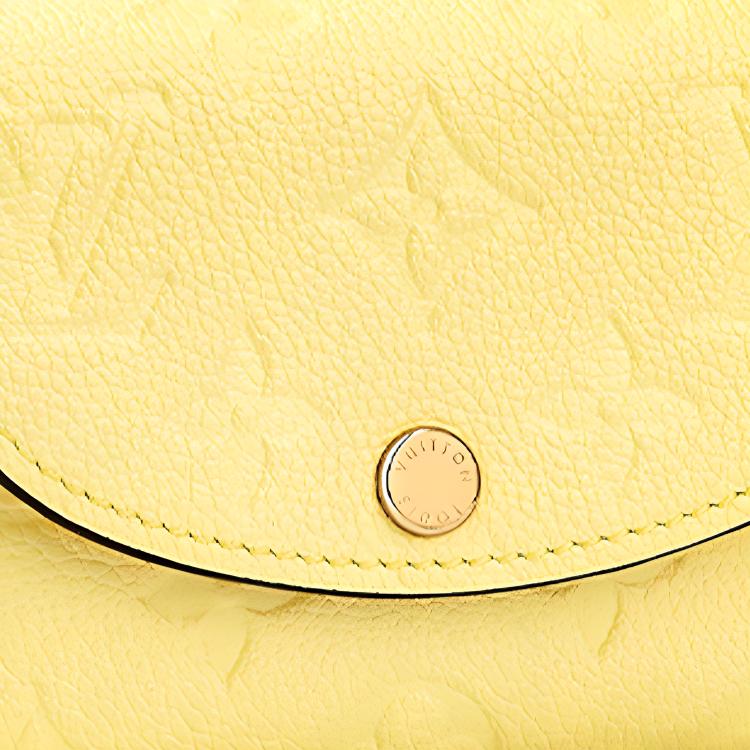 LOUIS VUITTON Кошелек из коровьей кожи женский Yellow — фото 2