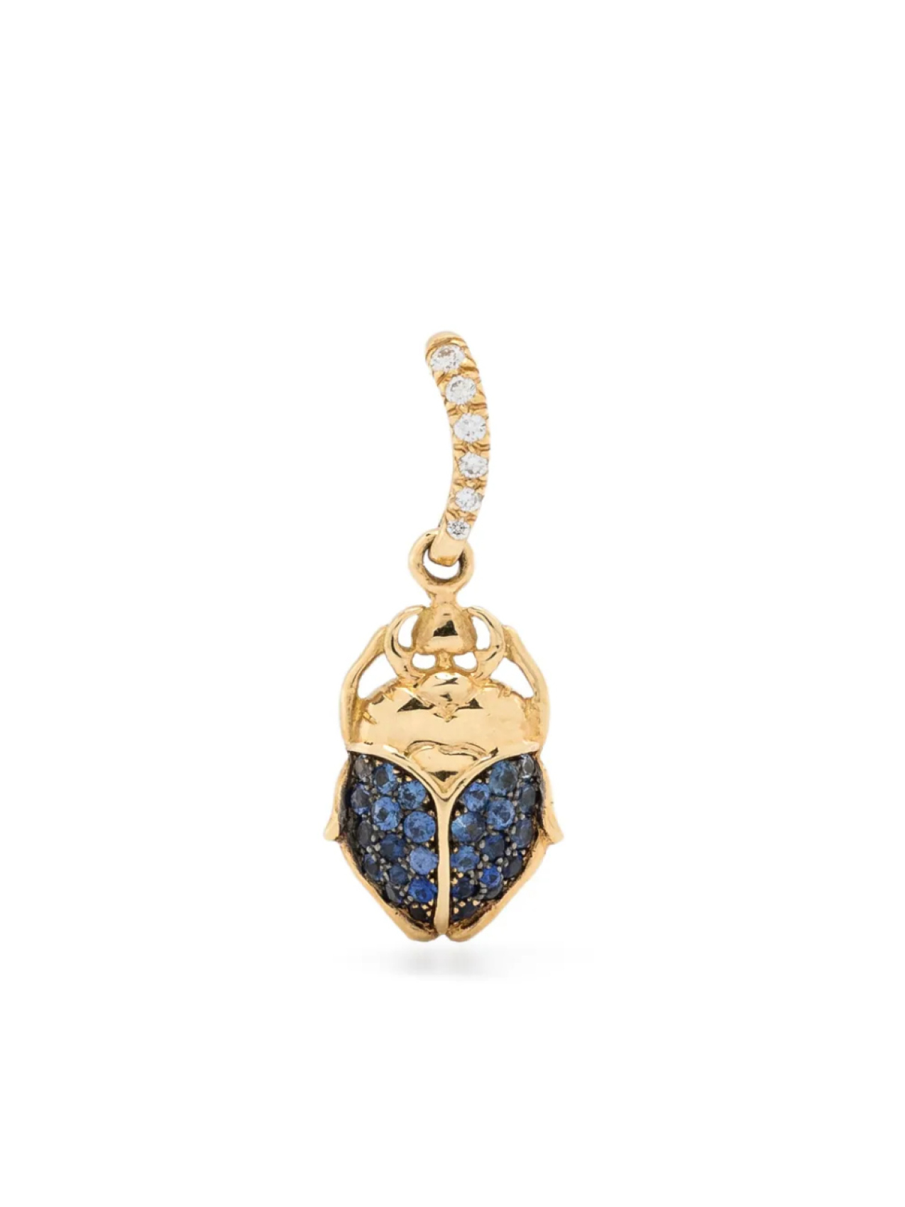 

Aurelie Bidermann подвеска Beetle из желтого золота с сапфирами, золотой