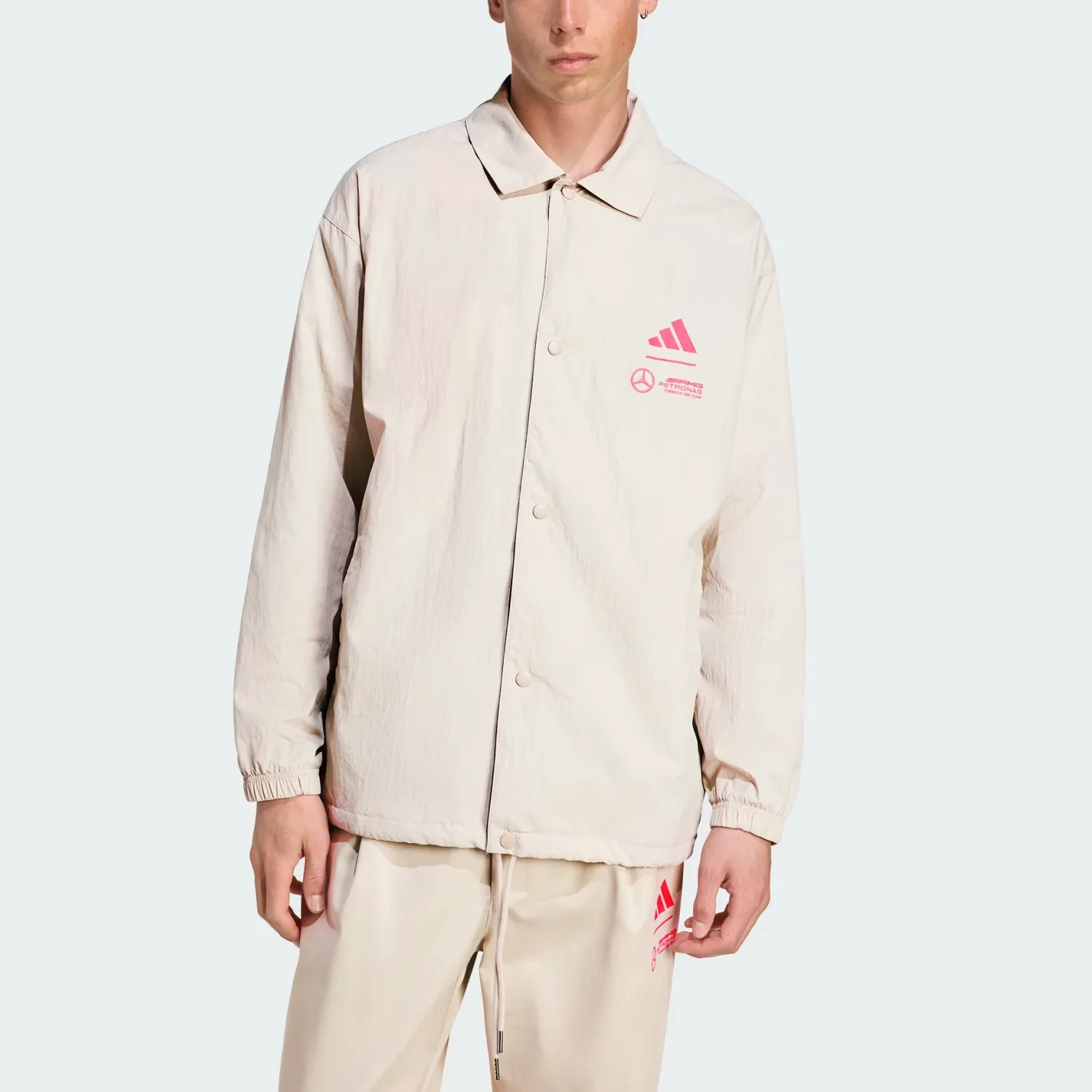 Летняя куртка Mercedes Amg Petronas Formula One Team Adidas, светло-umber — фото 3