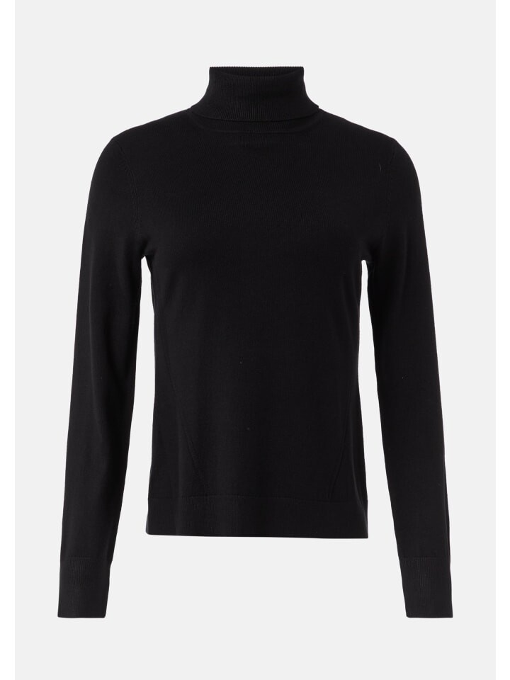 

Пуловер comma Strickpullover langarm, черный