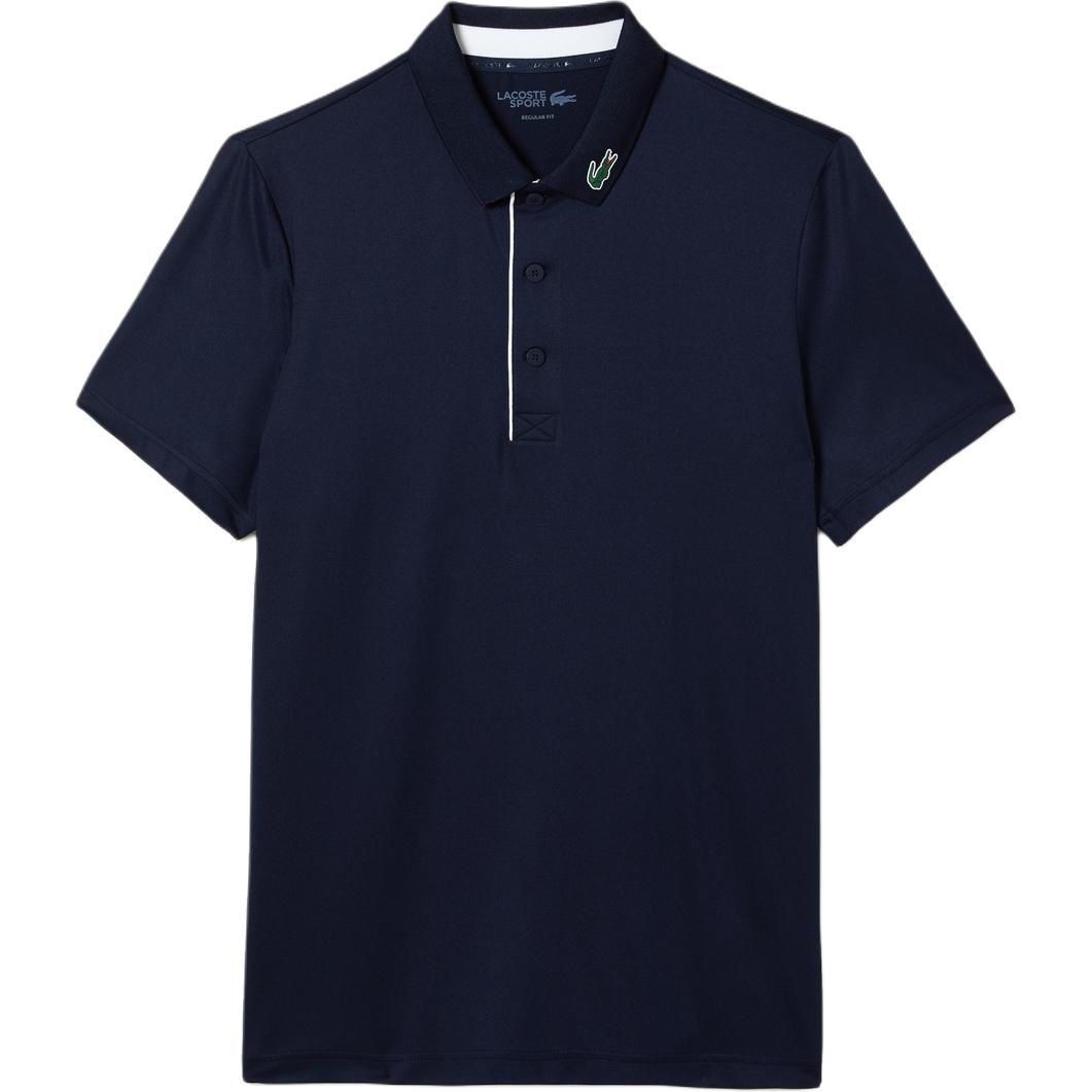 

LACOSTE Мужская поло морского синего цвета