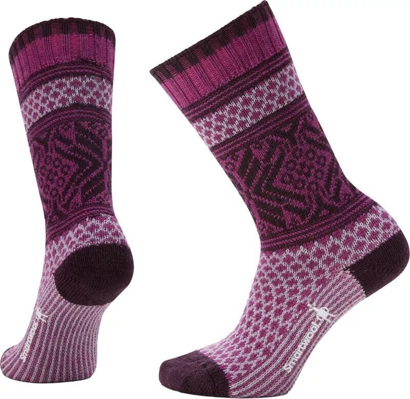 

Женские повседневные носки Smartwool с узором попкорна и снежинок