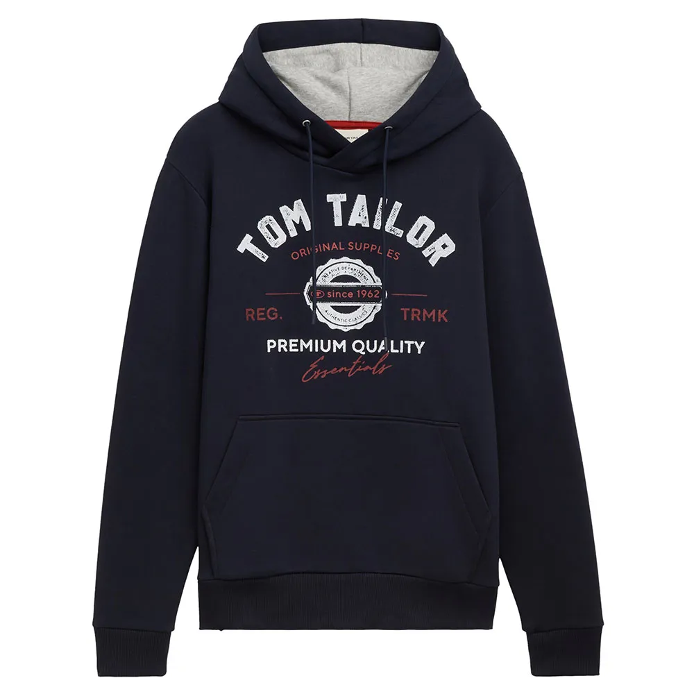 

Худи Tom Tailor 1043292 With Print, синий