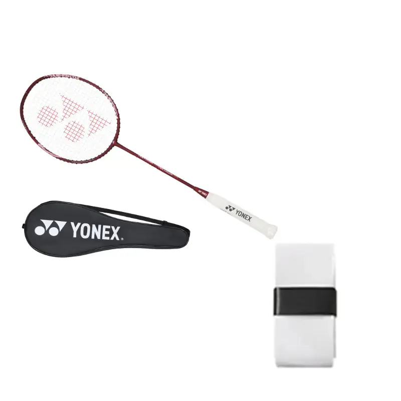 

YONEX Тианфу AX10 бадминтонная ракетка полный карбон, атакующий тип, утяжеленная головка, жесткий стержень, начальный уровень, 4U/G5, темный бордовый