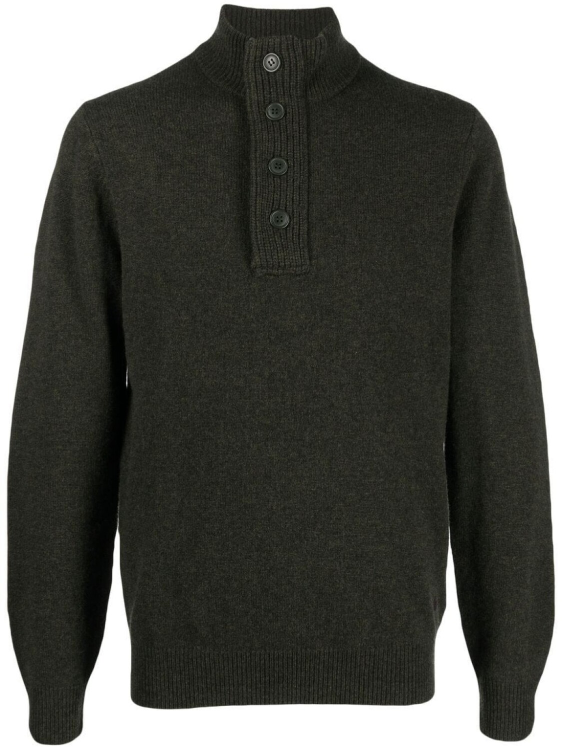 

Barbour пуловер на пуговицах, зеленый