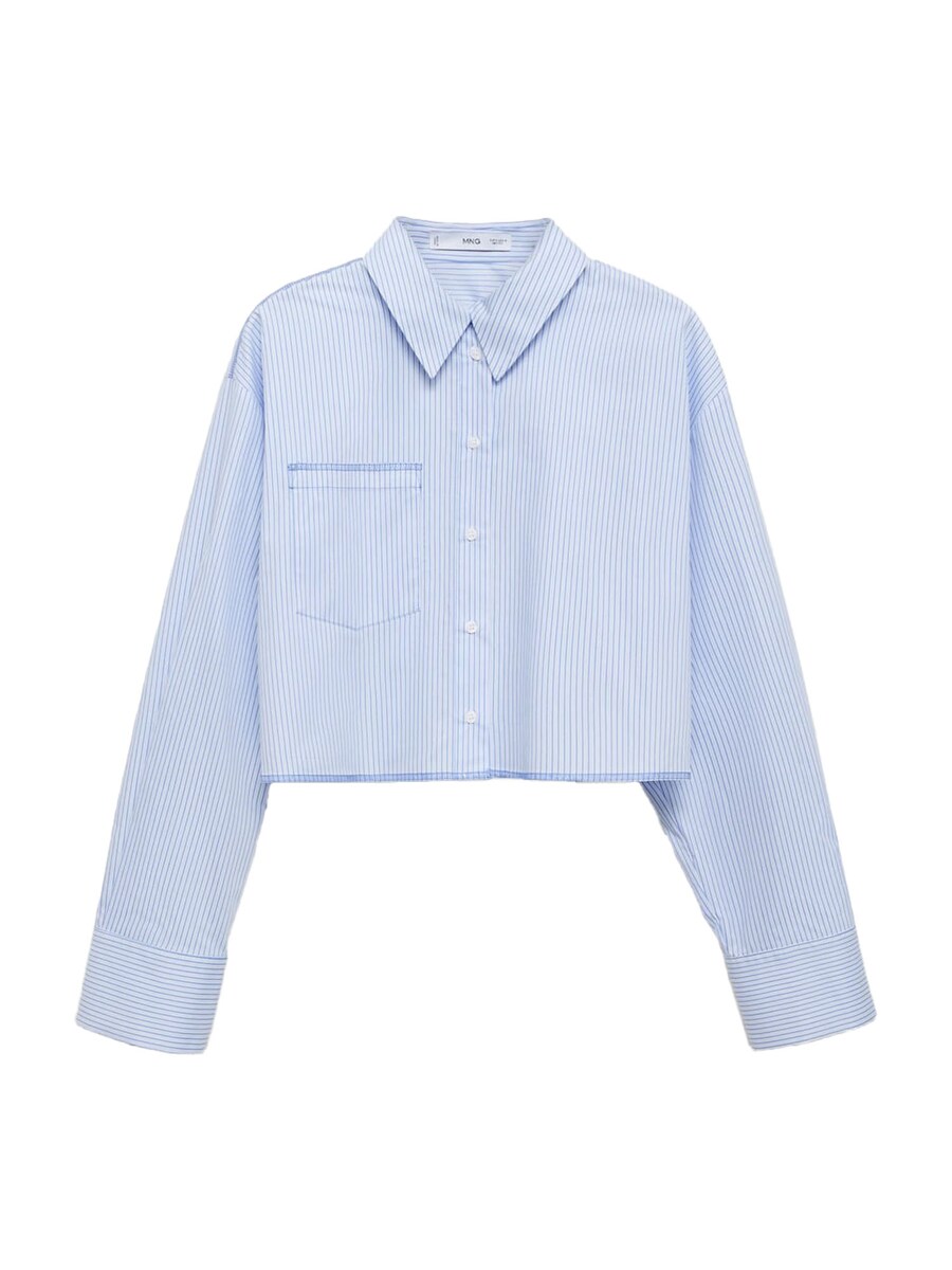 

Блуза MANGO CUTTY, цвет Sapphire/Dusty blue