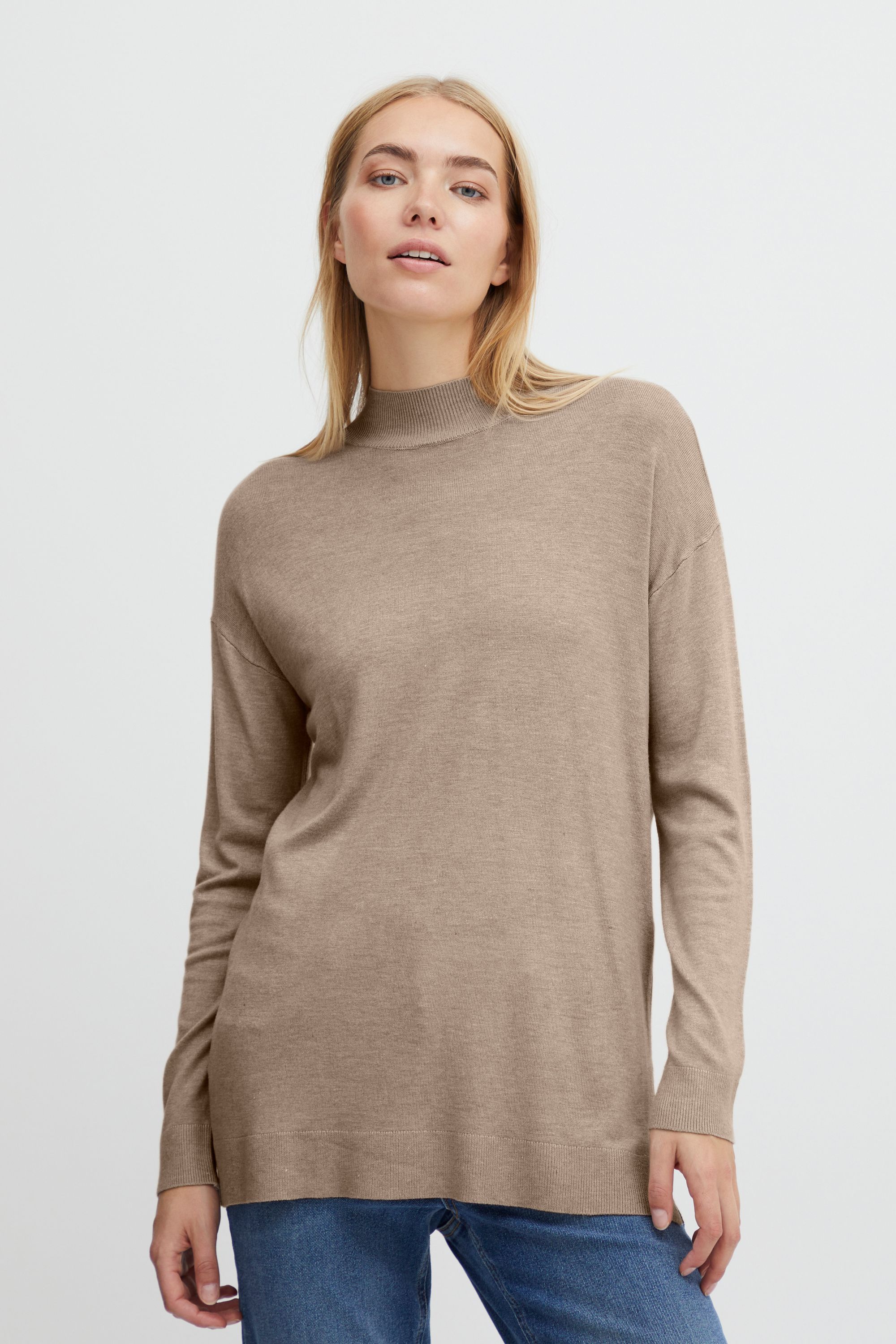 

Свитер b.young Strick BYMMPIMBA1 TURTLENECK 20811919, натуральный