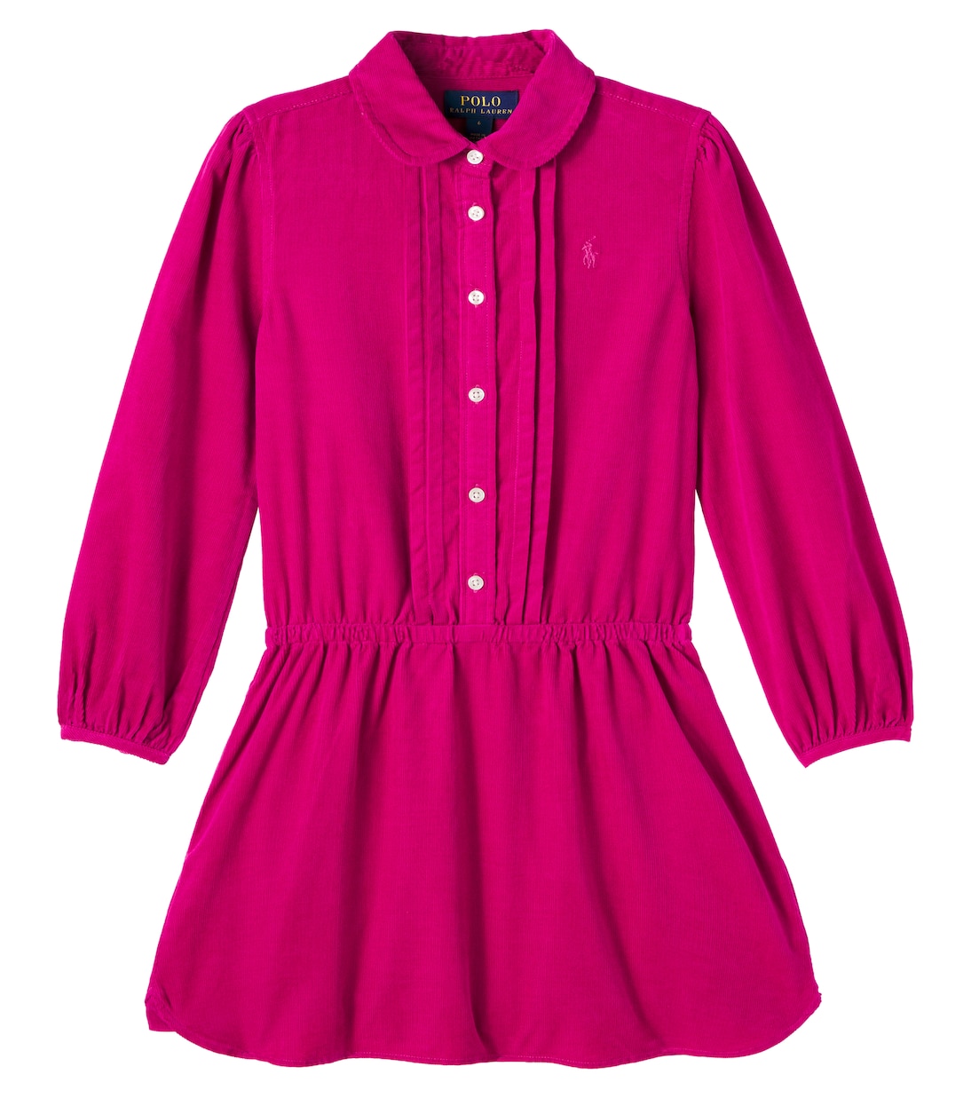 

Хлопковое платье Polo Ralph Lauren Kids, Preppy Pink