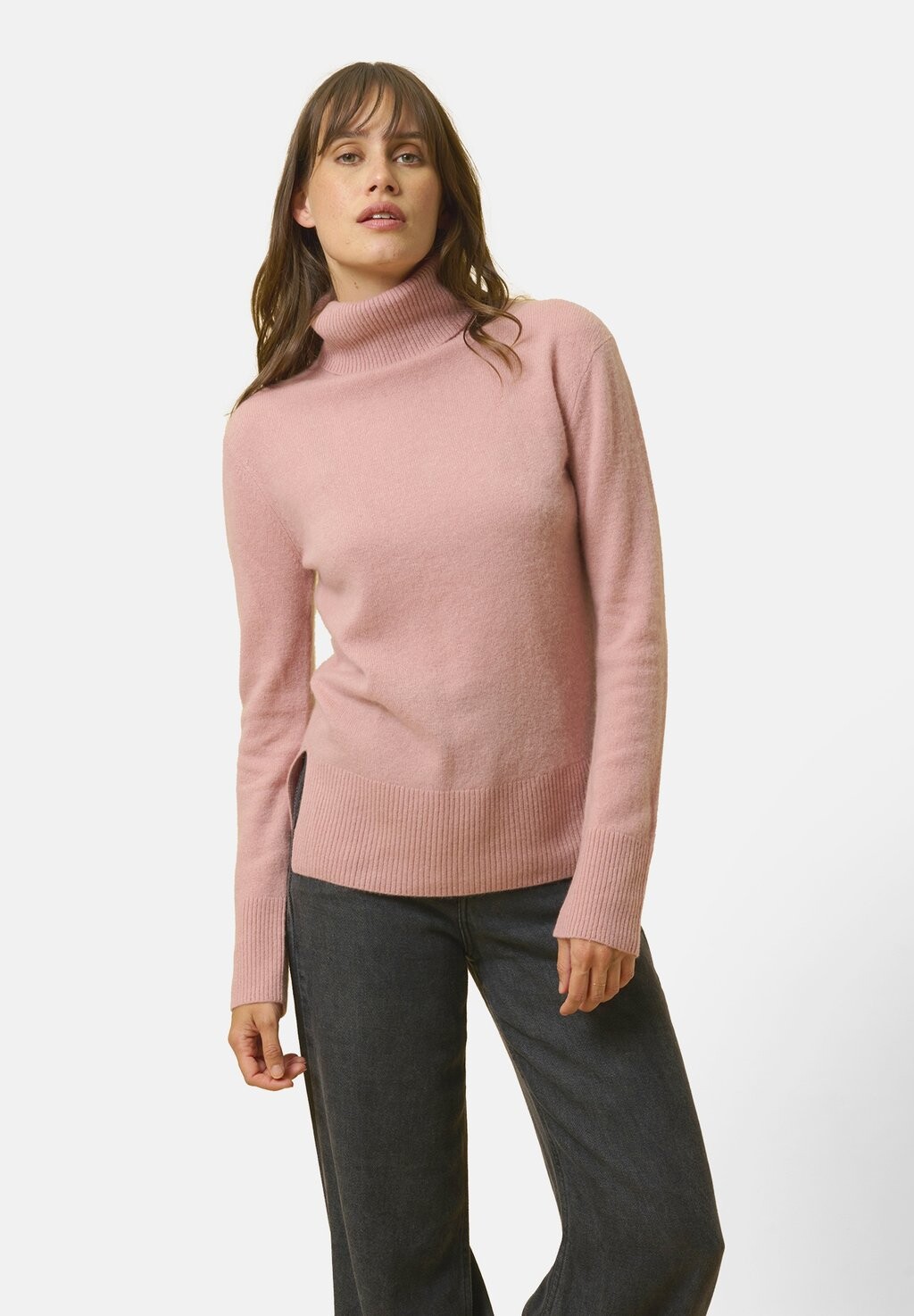 

Джемпер COL ROULÉ Just Cashmere, розовый