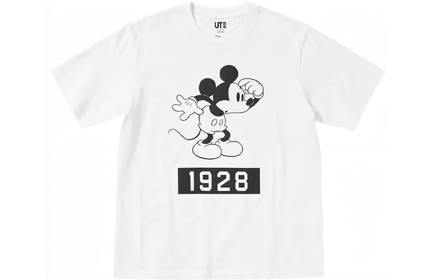 

Футболка Disney Co-brand унисекс белая Uniqlo, белый