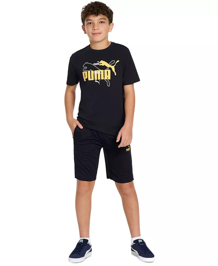 

Футболка с принтом Big Boys Puma, синий