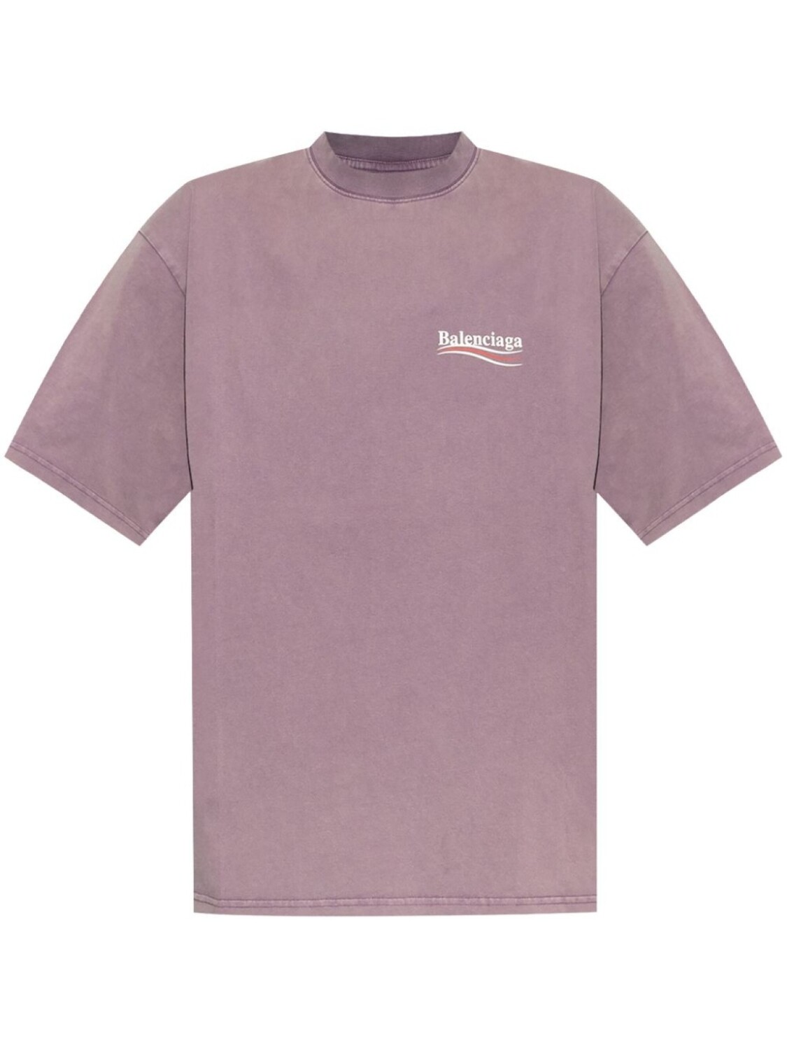 

Balenciaga футболка с логотипом, фиолетовый