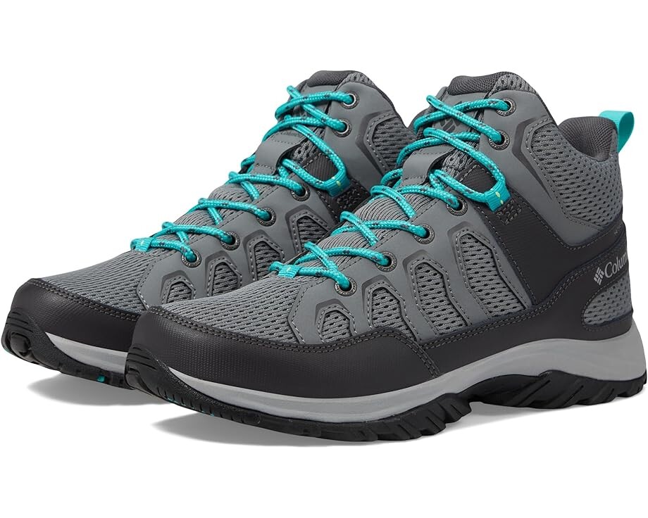 

Походная обувь Columbia Granite Trail Mid Waterproof, цвет Ti Grey Steel/Bright Aqua