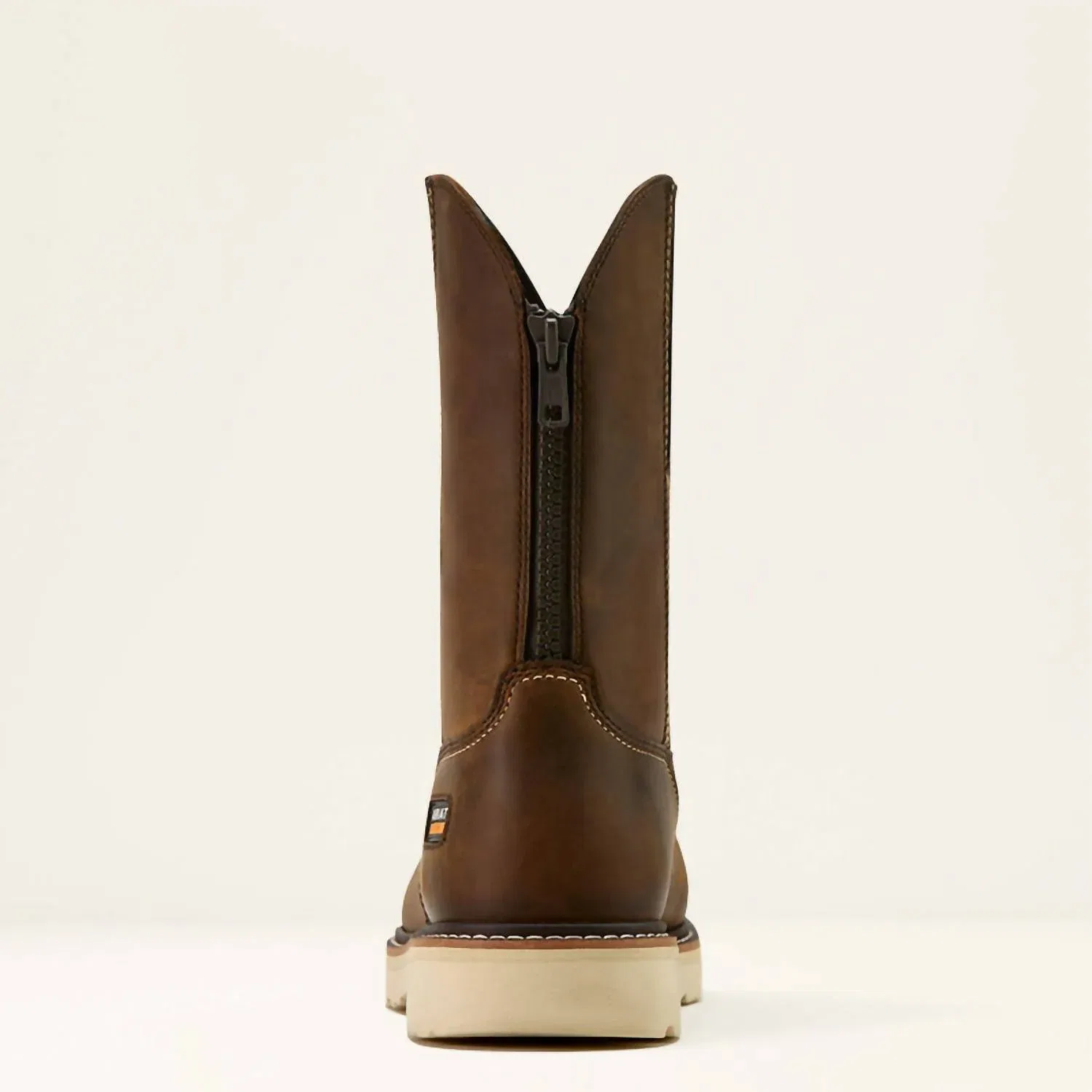 ARIAT Мужские рабочие ботинки Rebar Lift Pull On Moc Toe Composite Toe, широкая модель, цвет коричневый с эффектом потертости — фото 3