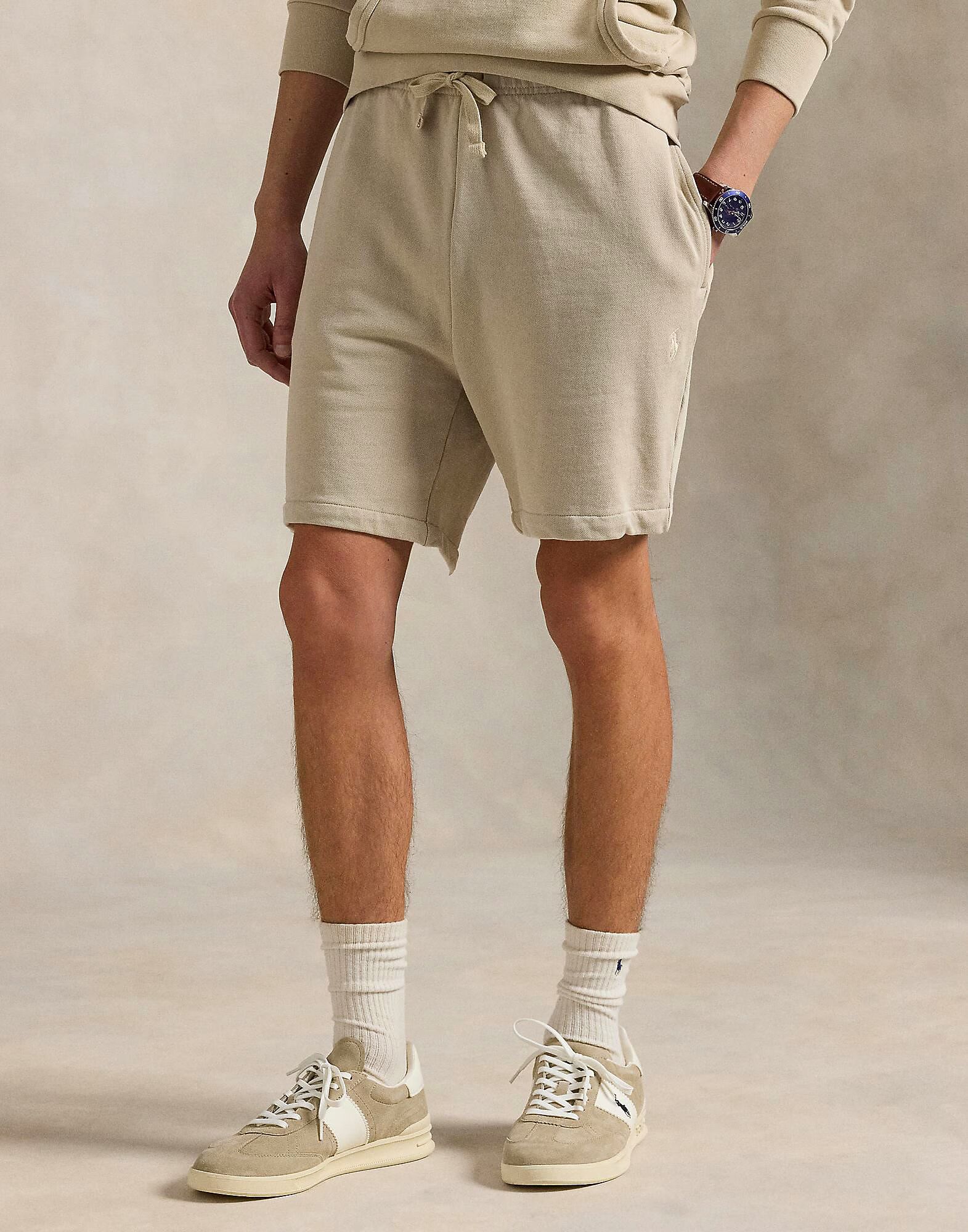Спортивные шорты 6.5-Inch Loopback Fleece Short Polo Ralph Lauren, серо-коричневый — фото 2