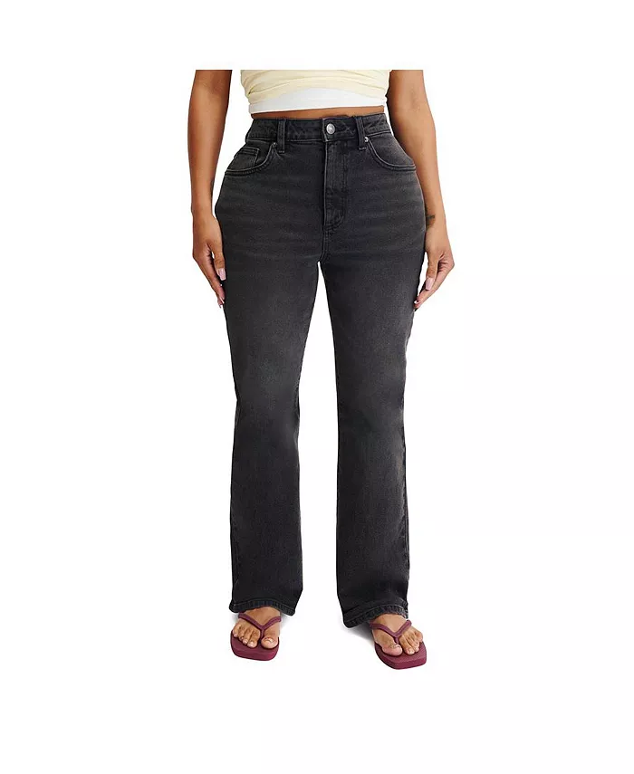 

Женские джинсы Curvy Flare COTTON ON, черный