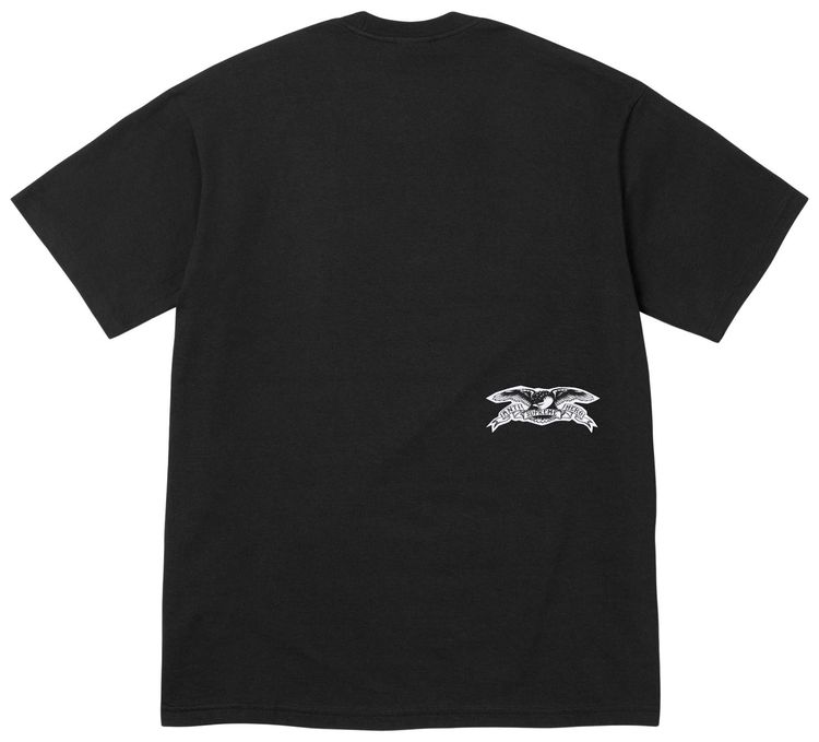 Футболка Supreme x Antihero Ozzy, черная — фото 2