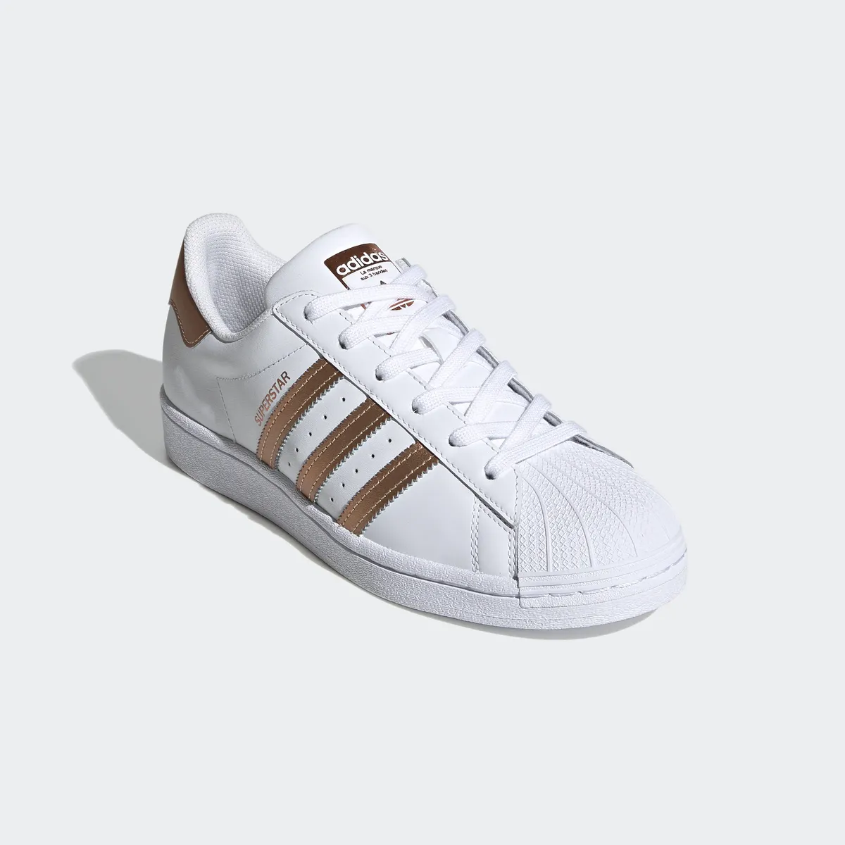 

Кроссовки Adidas Originals "SUPERSTAR", цвет Cloud White / Copper Metallic / Core Black